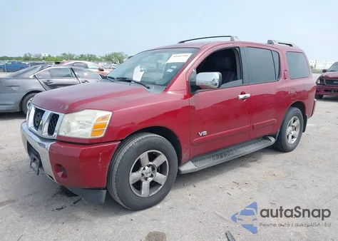 2007 Nissan Armada Se from USA, damaged, VIN 5N1BA08A77N712758